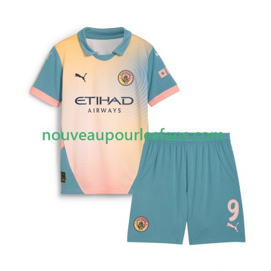 Maillot Manchester City Haaland 9 Enfant Tenue 4ème 2024-2025 Manche Courte