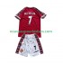 Maillot Manchester United Beckham 7 Rétro Enfant Tenue Domicile 1999 1998 Manche Courte