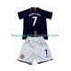 Maillot Manchester United Cristiano Ronaldo 7 2007 Rétro Enfant Tenue Extérieur 2008 Manche Courte