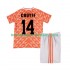 Maillot Pays-Bas Cruyff 14 1988 Rétro Enfant Tenue Domicile Manche Courte