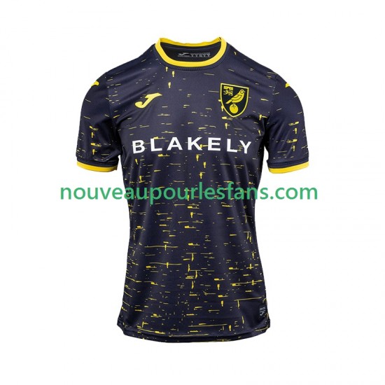 Maillot Norwich City Homme Tenue Extérieur 2024-2025 Manche Courte