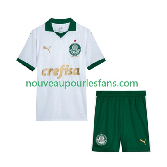 Maillot Palmeiras Enfant Tenue Extérieur 2024 Manche Courte