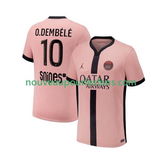 Maillot Paris Saint-Germain Ousmane Dembele 10 Homme Tenue 3ème 2024-2025 Manche Courte