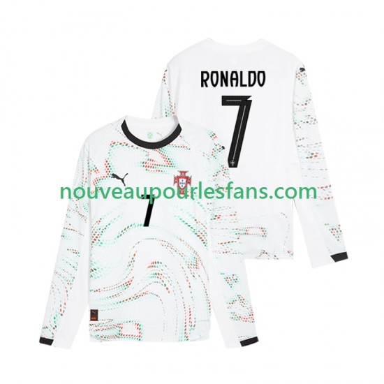 Maillot Portugal Cristiano Ronaldo 7 Homme Tenue Extérieur 2025 Manche Longue