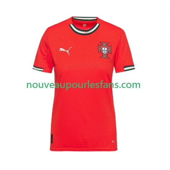 Maillot Portugal Femme Tenue Domicile 2025 Manche Courte