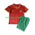 Maillot Portugal 2000 Rétro Enfant Tenue Domicile Manche Courte
