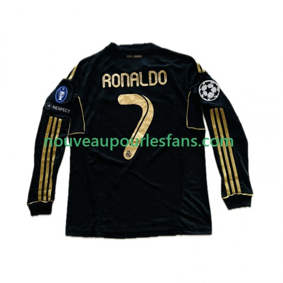 Maillot Real Madrid Cristiano Ronaldo 7 -2012 Homme Tenue Extérieur 2011 Manche Longue