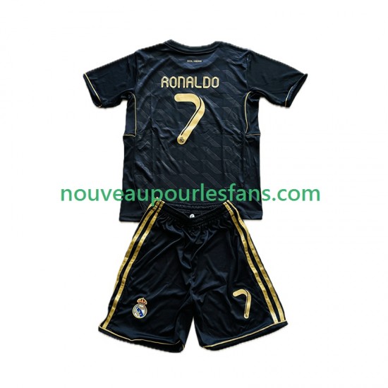 Maillot Real Madrid Cristiano Ronaldo 7 2012 Rétro Enfant Tenue Extérieur 2011 Manche Courte