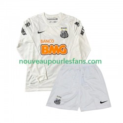 Maillot Santos FC 2012 Rétro Enfant Tenue Domicile 2011 Manche Longue