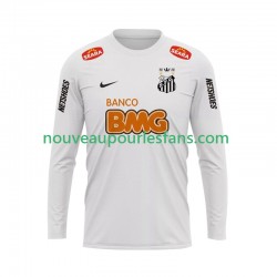 Maillot Santos FC 2012 Rétro Homme Tenue Domicile 2011 Manche Longue