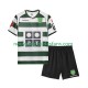 Maillot Sporting CP 2001 2003 Rétro Enfant Tenue Domicile Manche Courte