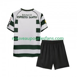 Maillot Sporting CP 2001 2003 Rétro Enfant Tenue Domicile Manche Courte