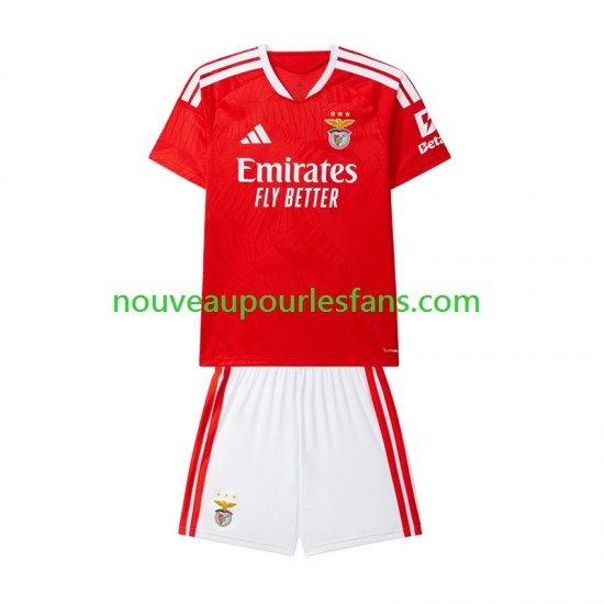 Maillot Benfica Enfant Tenue Domicile 2026-2027 Manche Courte