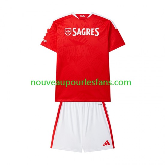 Maillot Benfica Enfant Tenue Domicile 2026-2027 Manche Courte