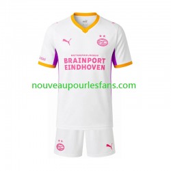 Maillot PSV Eindhoven Enfant Tenue Extérieur 2026-2027 Manche Courte