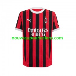 Maillot AC Milan Homme Tenue Domicile 2024-2025 Manche Courte