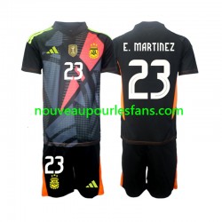Maillot Argentine Emiliano Martinez 23 Gardien Enfant Tenue Domicile 2024 Manche Courte