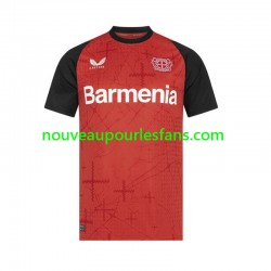 Maillot Bayer 04 Leverkusen Homme Tenue Domicile 2024-2025 Manche Courte