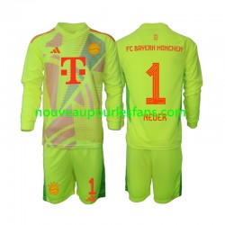 Maillot Bayern Munich Manuel Neuer 1 Gardien Enfant Tenue Domicile 2024-2025 Manche Longue
