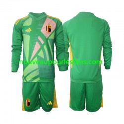 Maillot Belgique Gardien Enfant Tenue 3ème Euro 2024 Manche Longue