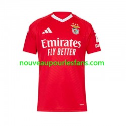 Maillot Benfica Homme Tenue Domicile 2024-2025 Manche Courte