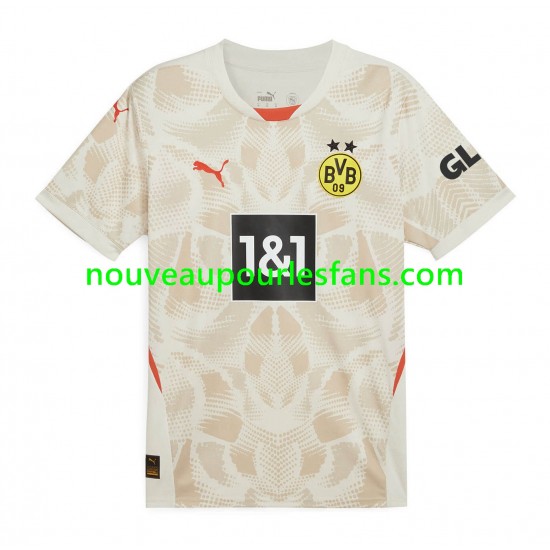 Maillot Borussia Dortmund Gardien Homme Tenue Extérieur 2024-2025 Manche Courte