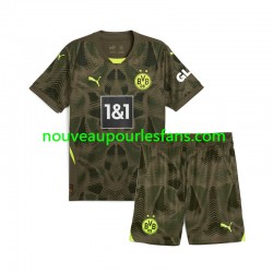 Maillot Borussia Dortmund Gardien Enfant Tenue Domicile 2024-2025 Manche Courte