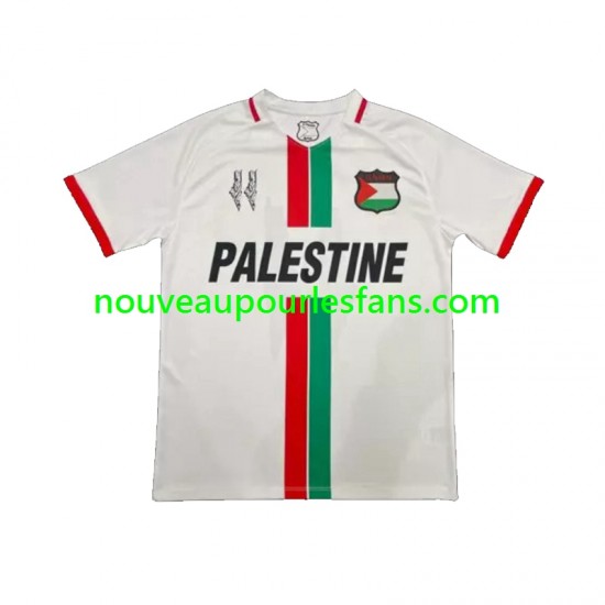 Maillot Club Deportivo Palestino Center Stripre Homme Tenue Extérieur 2024-2025 Manche Courte