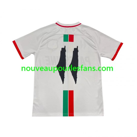 Maillot Club Deportivo Palestino Center Stripre Homme Tenue Extérieur 2024-2025 Manche Courte