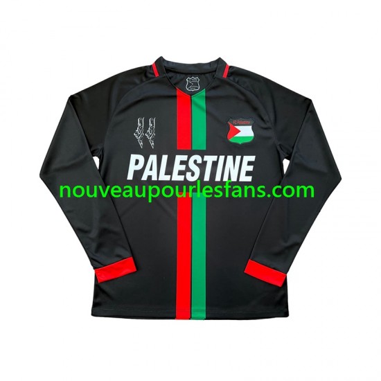 Maillot Club Deportivo Palestino Center Stripre Homme Tenue Domicile 2024-2025 Manche Longue