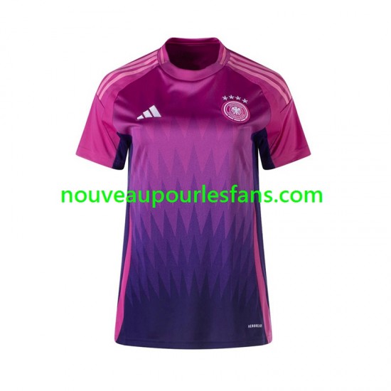 Maillot Allemagne Femme Tenue Extérieur Euro 2024 Manche Courte