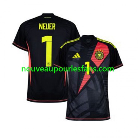 Maillot Allemagne Manuel Neuer 1 Gardien Homme Tenue Domicile Euro 2024 Manche Courte