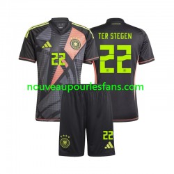 Maillot Allemagne Ter Stegen 22 Gardien Enfant Tenue Domicile Euro 2024 Manche Courte