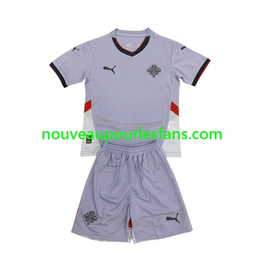 Maillot Islande Enfant Tenue Extérieur 2024 Manche Courte