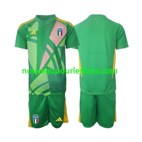 Maillot Italie Gardien Enfant Tenue Extérieur Euro 2024 Manche Courte