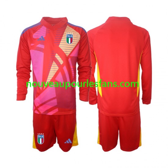 Maillot Italie Gardien Enfant Tenue 3ème Euro 2024 Manche Longue
