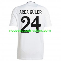 Maillot Real Madrid ARDA GULER 24 Homme Tenue Domicile 2024-2025 Manche Courte