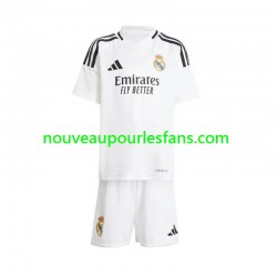 Maillot Real Madrid Enfant Tenue Domicile 2024-2025 Manche Courte