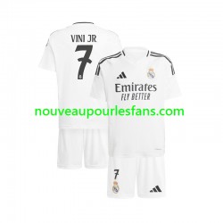 Maillot Real Madrid Vinicius Junior 7 Enfant Tenue Domicile 2024-2025 Manche Courte