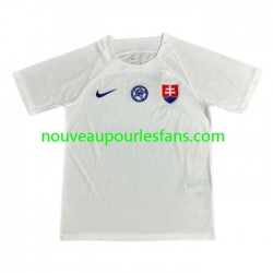 Maillot Slovaquie Homme Tenue Extérieur Euro 2024 Manche Courte