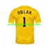 Maillot Slovénie Jan Oblak 1 Gardien Homme Tenue Domicile Euro 2024 Manche Courte