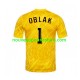 Maillot Slovénie Jan Oblak 1 Gardien Homme Tenue Domicile Euro 2024 Manche Courte