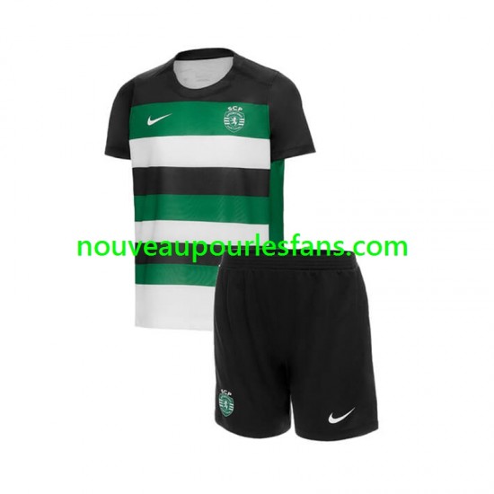 Maillot Sporting CP Enfant Tenue Domicile 2024-2025 Manche Courte
