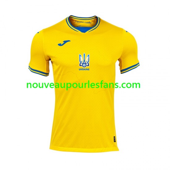 Maillot Ukraine Homme Tenue Domicile Euro 2024 Manche Courte