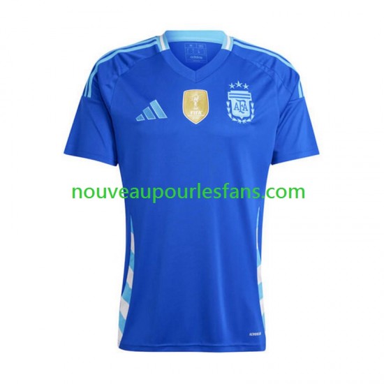 Maillot Argentine Copa America Homme Tenue Extérieur 2024 Manche Courte