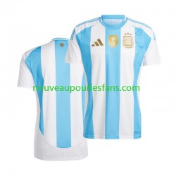Maillot Argentine Copa America Homme Tenue Domicile 2024 Manche Courte