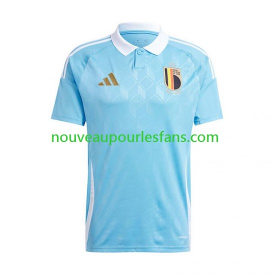 Maillot Belgique Homme Tenue Extérieur Euro 2024 Manche Courte