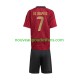 Maillot Belgique De Bruyne 7 Enfant Tenue Domicile Euro 2024 Manche Courte