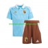 Maillot Belgique Enfant Tenue Extérieur Euro 2024 Manche Courte