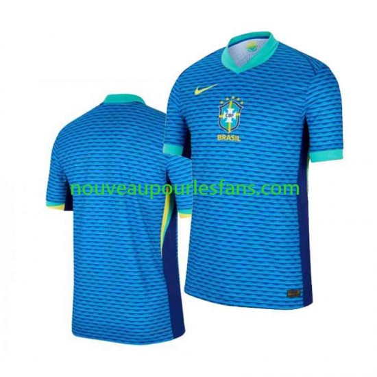 Maillot Brésil Copa America Homme Tenue Extérieur 2024 Manche Courte